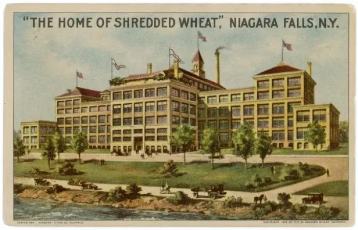 Framed Print : Shredded Wheat Factory Framed Print : Shredded Wheat Factory