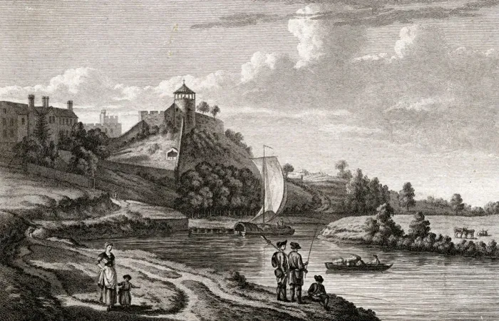 Framed Print : SHREWSBURY CASTLE / 1777 Framed Print : SHREWSBURY CASTLE / 1777