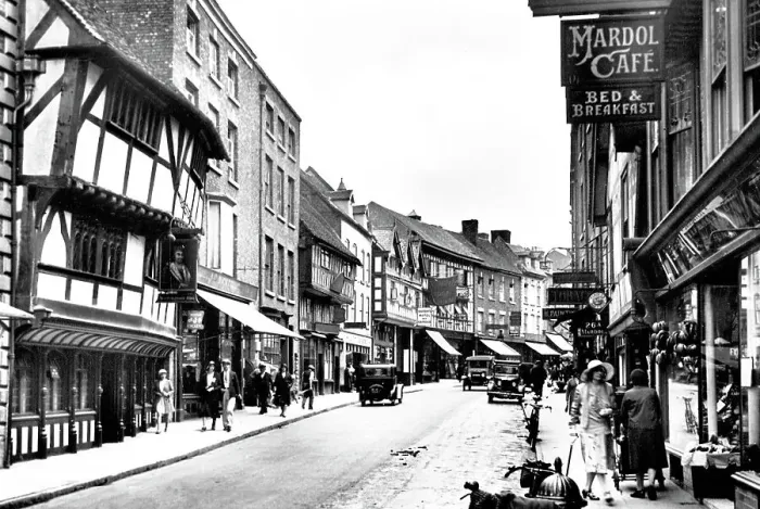 Framed Print : Shrewsbury Mardol probably 1920s Framed Print : Shrewsbury Mardol probably 1920s