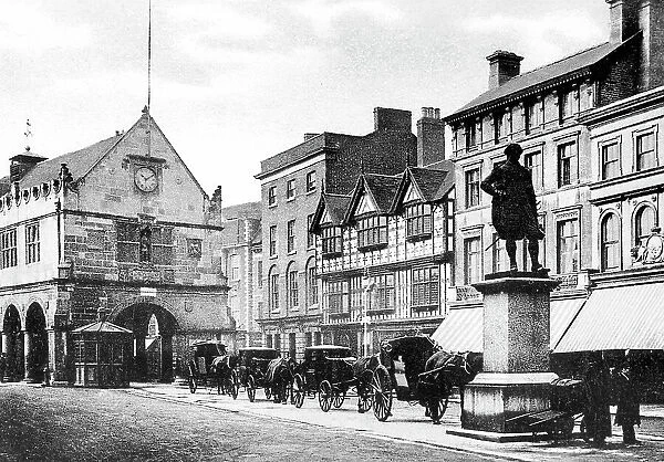 Shrewsbury Old Market Place early 1900s