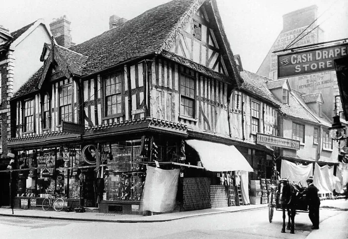 Framed Print : Shrewsbury The Square early 1900s Framed Print : Shrewsbury The Square early 1900s