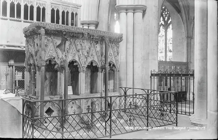 Framed Print : The Shrine at St. Albans Abbey Framed Print : The Shrine at St. Albans Abbey