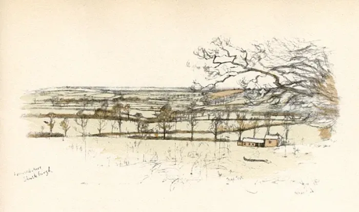 Framed Print : Shuckburgh, in the Warwickshire Hunt area Framed Print : Shuckburgh, in the Warwickshire Hunt area