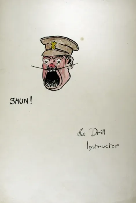 Framed Print : SHUN ! The Drill Instructor Framed Print : SHUN ! The Drill Instructor
