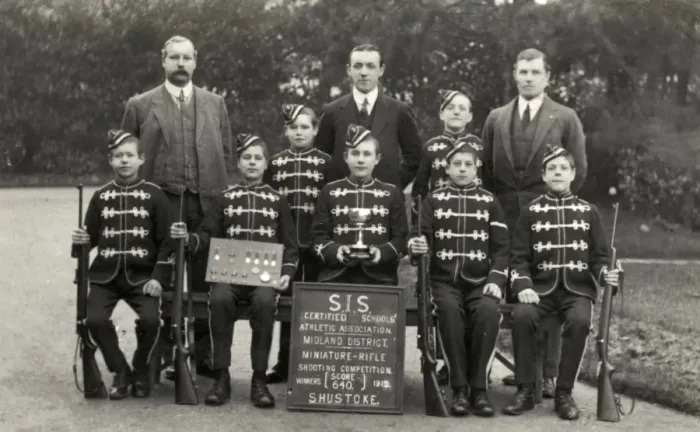 Framed Print : Shustoke Industrial School Rifle Team Framed Print : Shustoke Industrial School Rifle Team