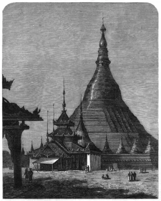 Framed Print : The Shwei Dagon Pagoda at Rangoon Framed Print : The Shwei Dagon Pagoda at Rangoon