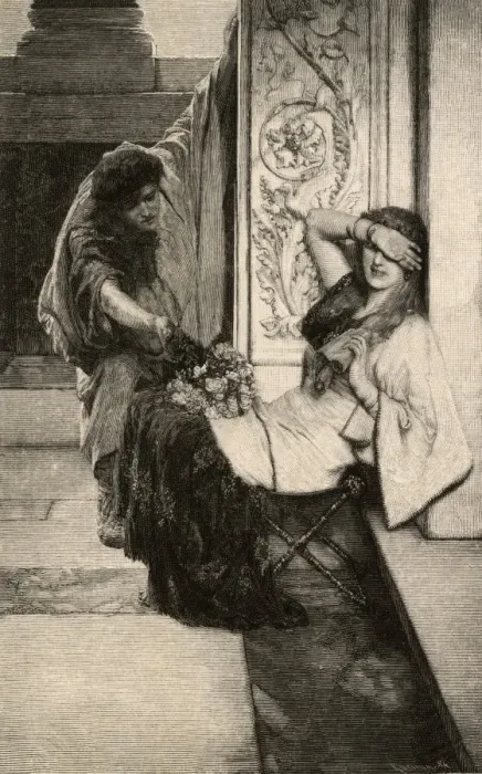 Framed Print : Shy by Lawrence Alma-Tadema Framed Print : Shy by Lawrence Alma-Tadema