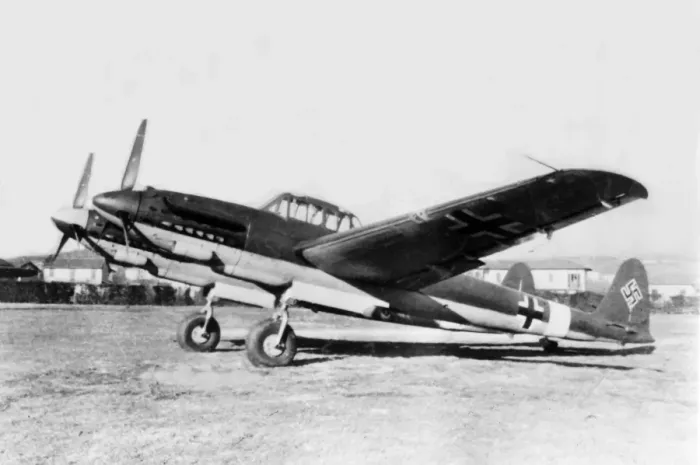 Framed Print : SIAI Marchetti SM92 -seen in Luftwaffe marks, this twin