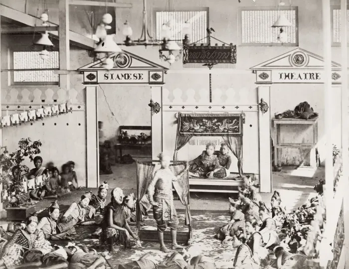 Framed Print : Siamese Theatre, actors, troupe, Siam, Thailand Framed Print : Siamese Theatre, actors, troupe, Siam, Thailand