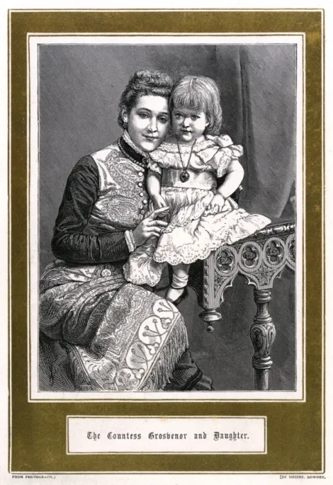 Framed Print : Sibell Ctess Grosvenor Framed Print : Sibell Ctess Grosvenor