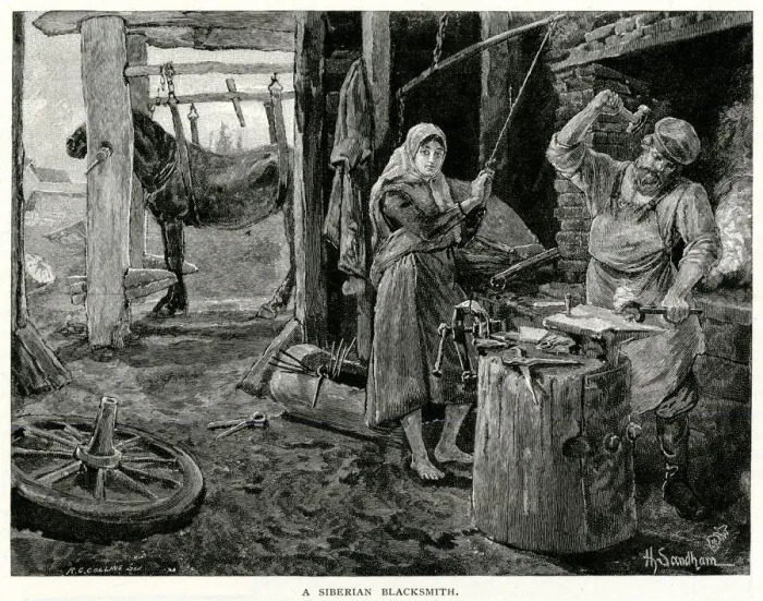 Framed Print : Siberian Blacksmith Framed Print : Siberian Blacksmith