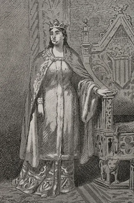 Framed Print : Sibila de Fortia (1350-1406). Queen consort of Framed Print : Sibila de Fortia (1350-1406). Queen consort of