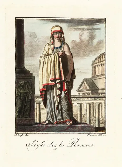 Framed Print : Sibyl, an oracle or prophetess, ancient Rome Framed Print : Sibyl, an oracle or prophetess, ancient Rome