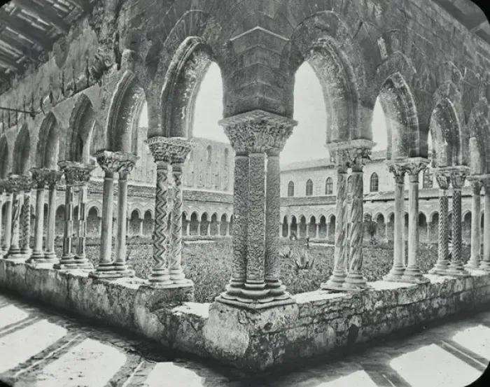 Framed Print : Sicily - Benedictine Cloisters at Monreale Framed Print : Sicily - Benedictine Cloisters at Monreale