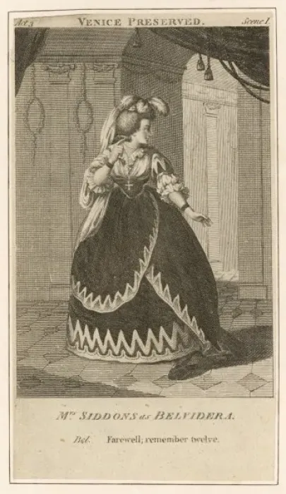 Framed Print : Siddons as Belvidera Framed Print : Siddons as Belvidera