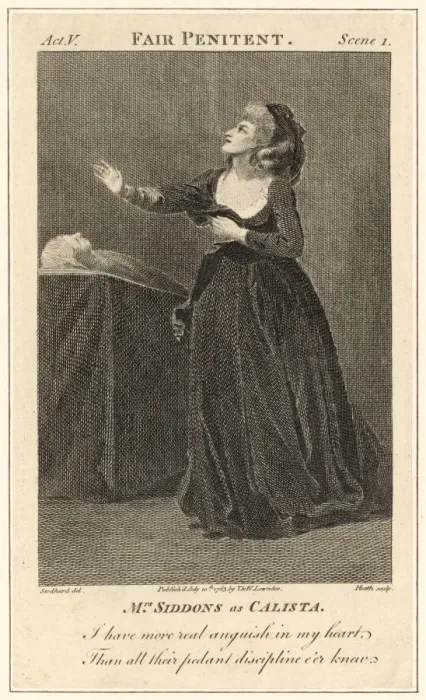 Framed Print : Siddons as Calista Framed Print : Siddons as Calista