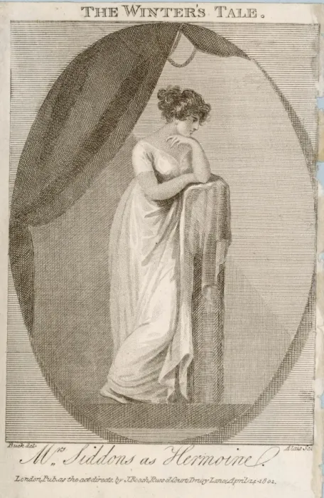 Framed Print : Siddons as Hermione Framed Print : Siddons as Hermione