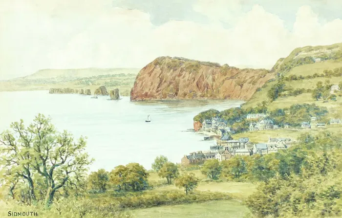 Framed Print : Sidmouth, Devon Framed Print : Sidmouth, Devon