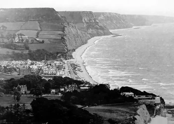 Framed Print : Sidmouth in Devon - Victorian period Framed Print : Sidmouth in Devon - Victorian period
