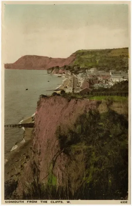 Framed Print : Sidmouth, Devon - View from the Cliffs (West) Framed Print : Sidmouth, Devon - View from the Cliffs (West)