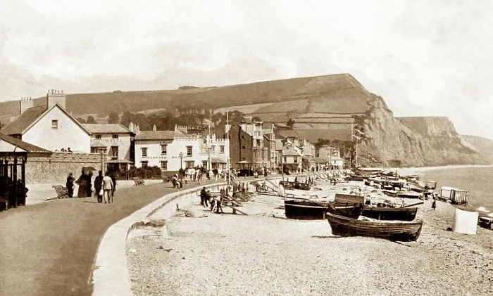 Framed Print : Sidmouth early 1900's Framed Print : Sidmouth early 1900's