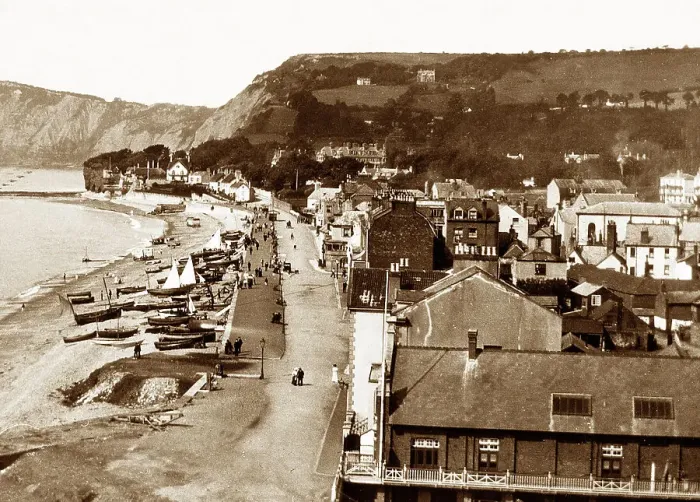 Framed Print : Sidmouth, Victorian period Framed Print : Sidmouth, Victorian period