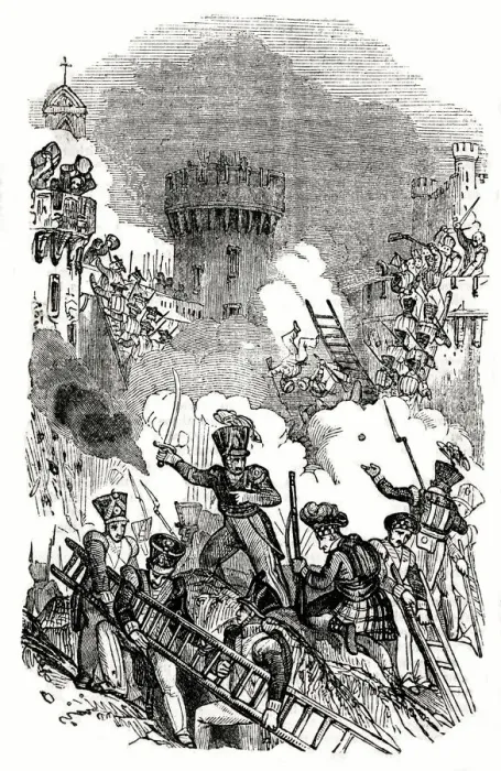 Framed Print : Siege of Badajos 1812, Wellington Framed Print : Siege of Badajos 1812, Wellington