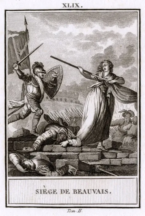 Framed Print : SIEGE OF BEAUVAIS 1472 Framed Print : SIEGE OF BEAUVAIS 1472