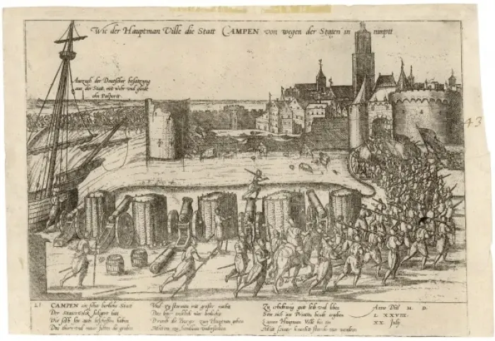 Framed Print : Siege of Campen Framed Print : Siege of Campen