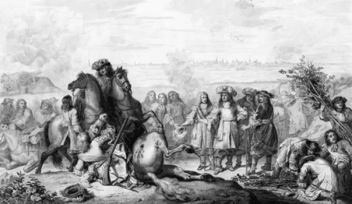 Framed Print : Siege of Douai 1667 Framed Print : Siege of Douai 1667