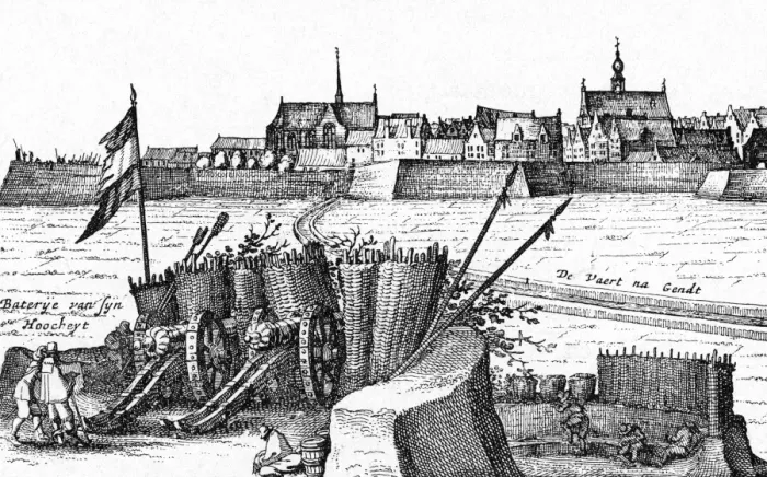 Framed Print : Siege of Hulst Framed Print : Siege of Hulst