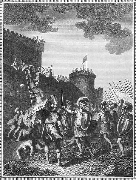 Siege of Jerusalem. Jerusalem is besieged, taken and sacked by Titus (later emperor)