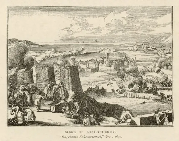 Framed Print : Siege of Londonderry Framed Print : Siege of Londonderry