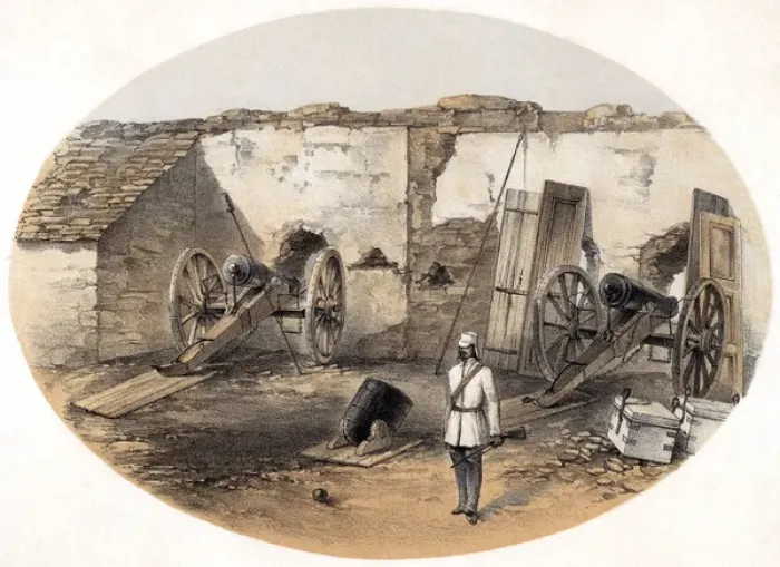 Framed Print : Siege of Lucknow / 1857-8 Framed Print : Siege of Lucknow / 1857-8