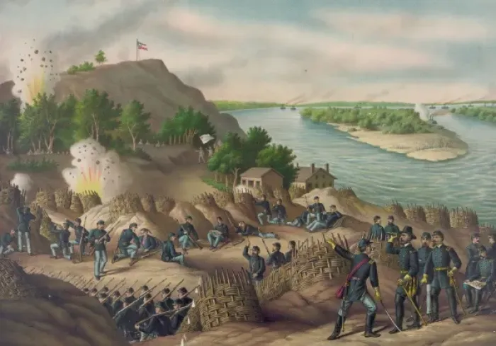 Framed Print : Siege of Vicksburg--13, 15, & 17 Corps, Commanded by Gen. U Framed Print : Siege of Vicksburg--13, 15, & 17 Corps, Commanded by Gen. U