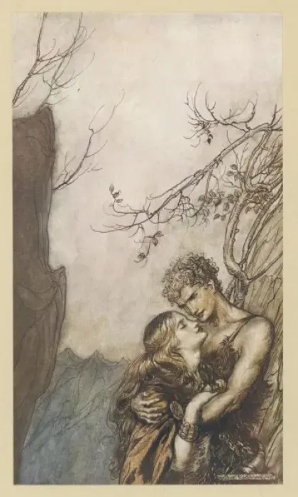 Framed Print : Siegfried, Brunnhilde Framed Print : Siegfried, Brunnhilde
