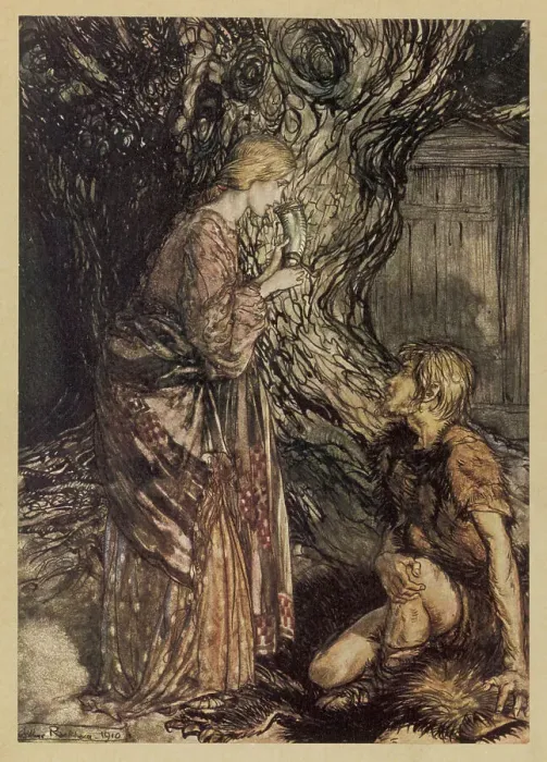 Framed Print : SIEGMUND AND SIEGLINDE Framed Print : SIEGMUND AND SIEGLINDE