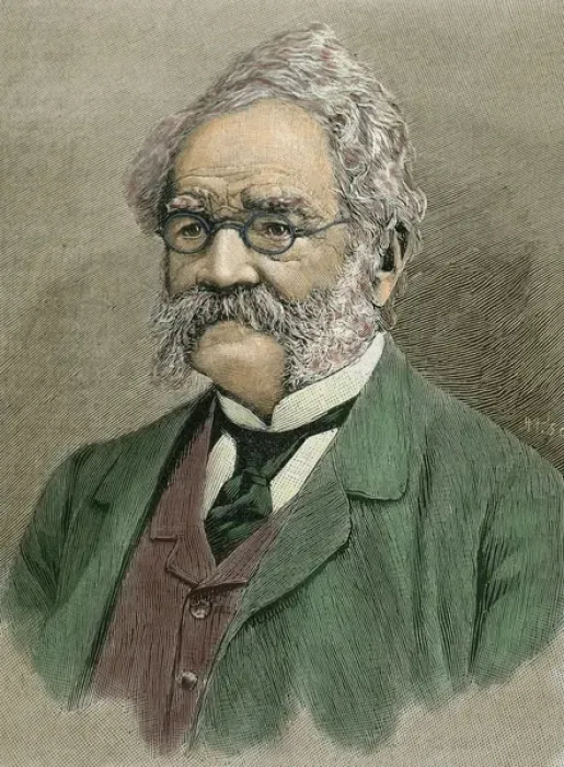 Framed Print : Siemens, Werner von (1816-1892). Engraving Framed Print : Siemens, Werner von (1816-1892). Engraving