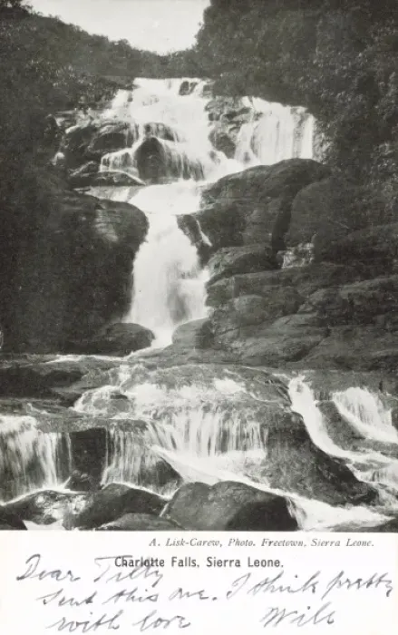 Framed Print : Sierra Leone - Charlotte Falls Framed Print : Sierra Leone - Charlotte Falls