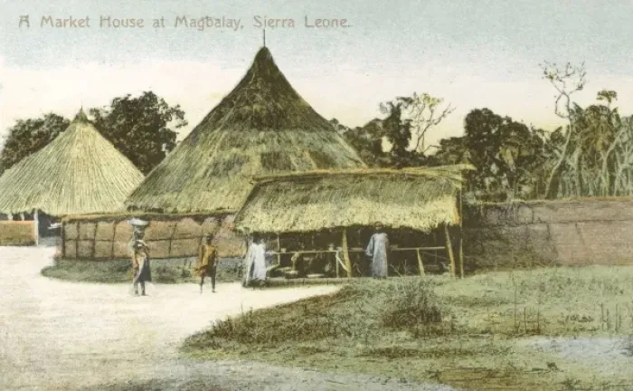 Framed Print : Sierra Leone - Market House at Magbalay Framed Print : Sierra Leone - Market House at Magbalay