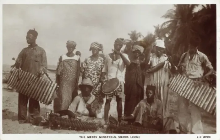 Framed Print : Sierra Leone - The Merry Minstrels