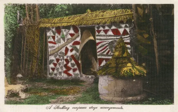Framed Print : Sierra Leone - Stage for an itinerant Conjurer Framed Print : Sierra Leone - Stage for an itinerant Conjurer