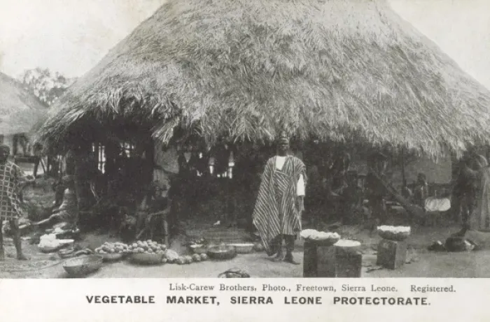 Framed Print : Sierra Leone - Vegetable Market Framed Print : Sierra Leone - Vegetable Market