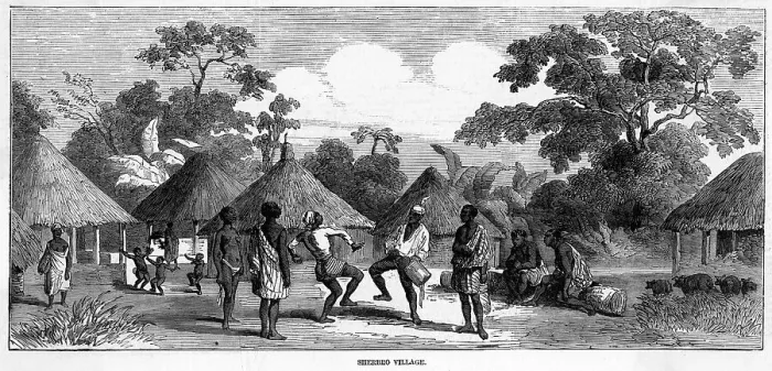 Framed Print : Sierra Leone Village Framed Print : Sierra Leone Village