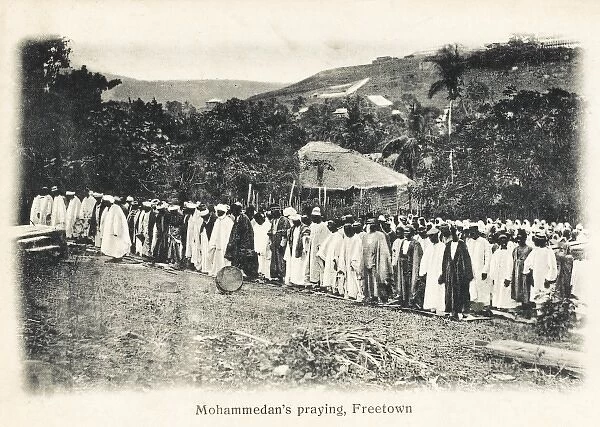Sierra Leone - West Africa - Muslims Praying