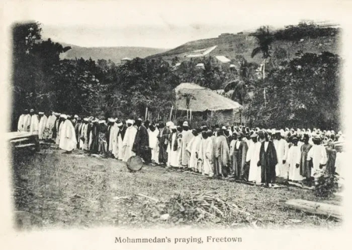 Framed Print : Sierra Leone - West Africa - Muslims Praying Framed Print : Sierra Leone - West Africa - Muslims Praying
