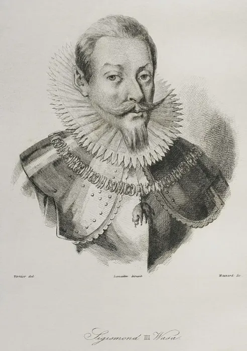 Framed Print : Sigismund III Vasa (1566-1632). Engraving, 1840 Framed Print : Sigismund III Vasa (1566-1632). Engraving, 1840