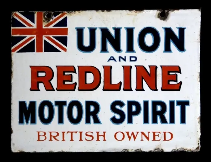 Framed Print : Sign for Union and Redline Motor Spirit Framed Print : Sign for Union and Redline Motor Spirit