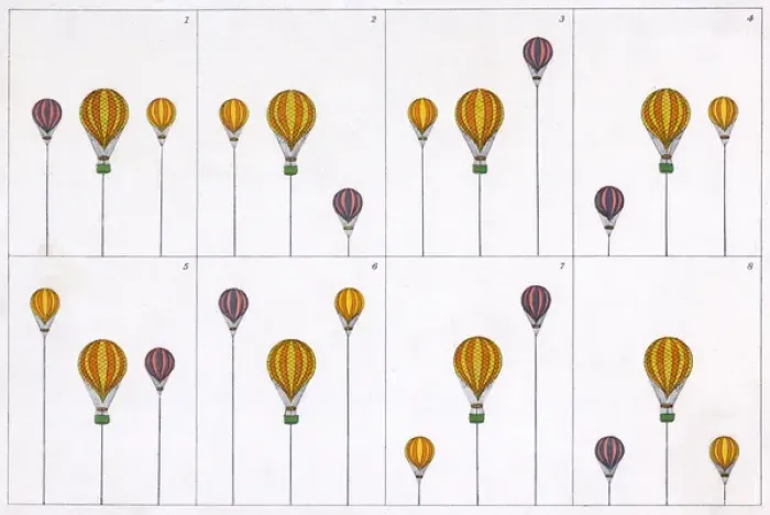 Framed Print : Signalling Balloons Framed Print : Signalling Balloons