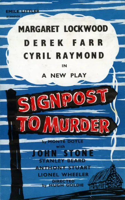 Framed Print : Signpost to Murder, Cambridge Theatre, London Framed Print : Signpost to Murder, Cambridge Theatre, London